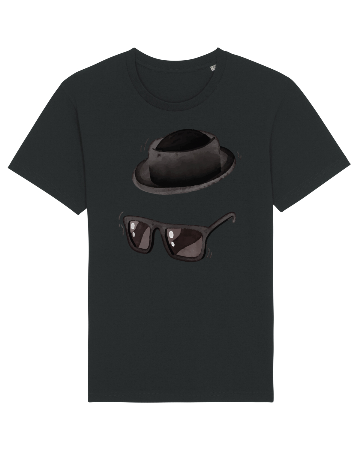 Tricou mânecă scurtă Unisex Rocker Black
