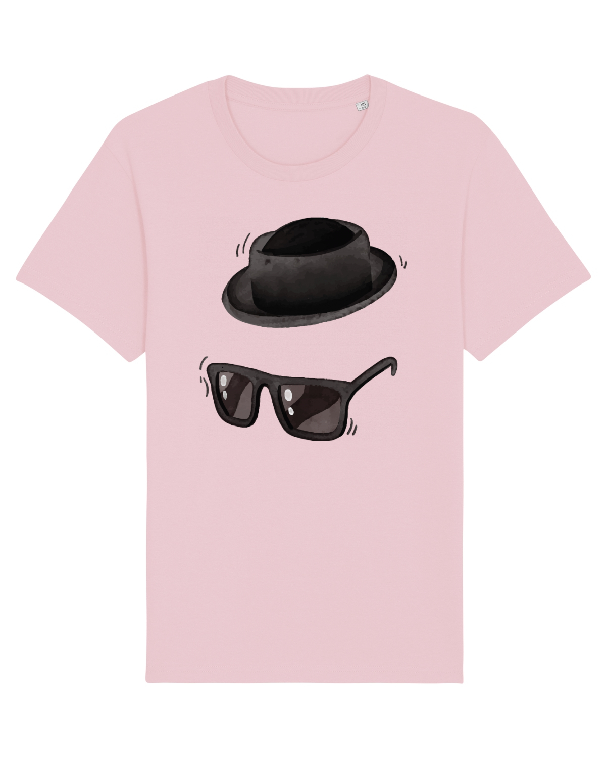 Tricou mânecă scurtă Unisex Rocker Cotton Pink