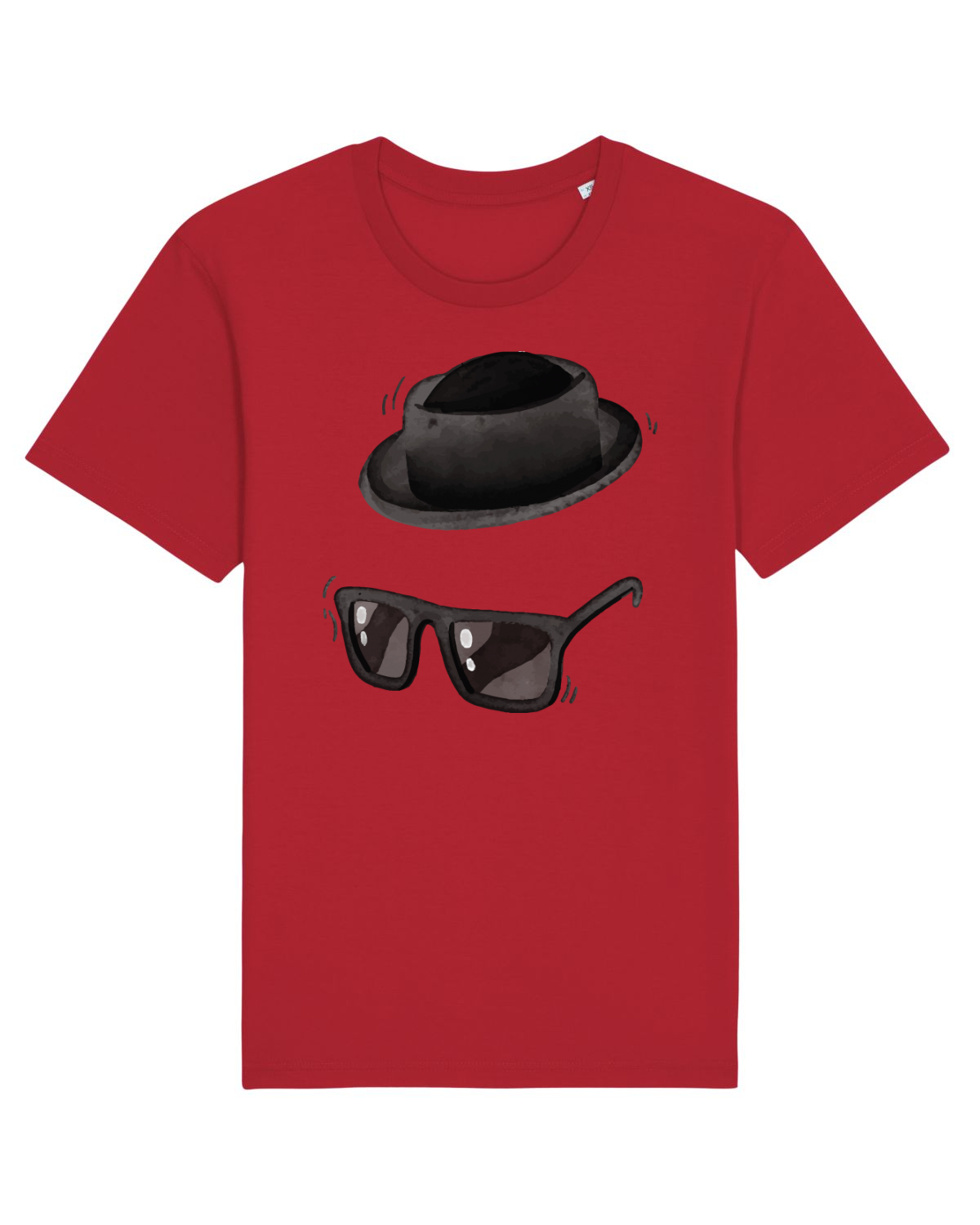 Tricou mânecă scurtă Unisex Rocker Red