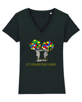 Let`s find each other`s colours Black