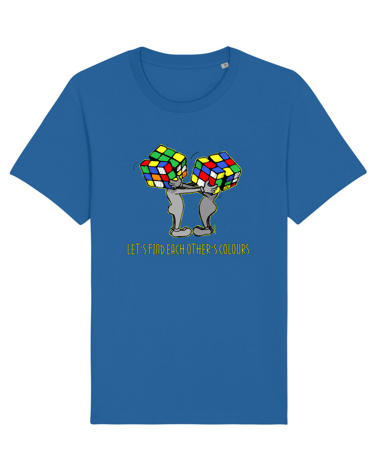 Tricou mânecă scurtă Unisex Rocker Royal Blue