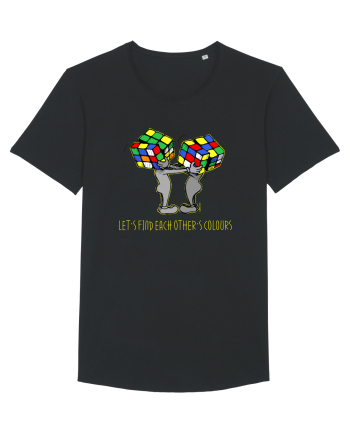 Let`s find each other`s colours Black