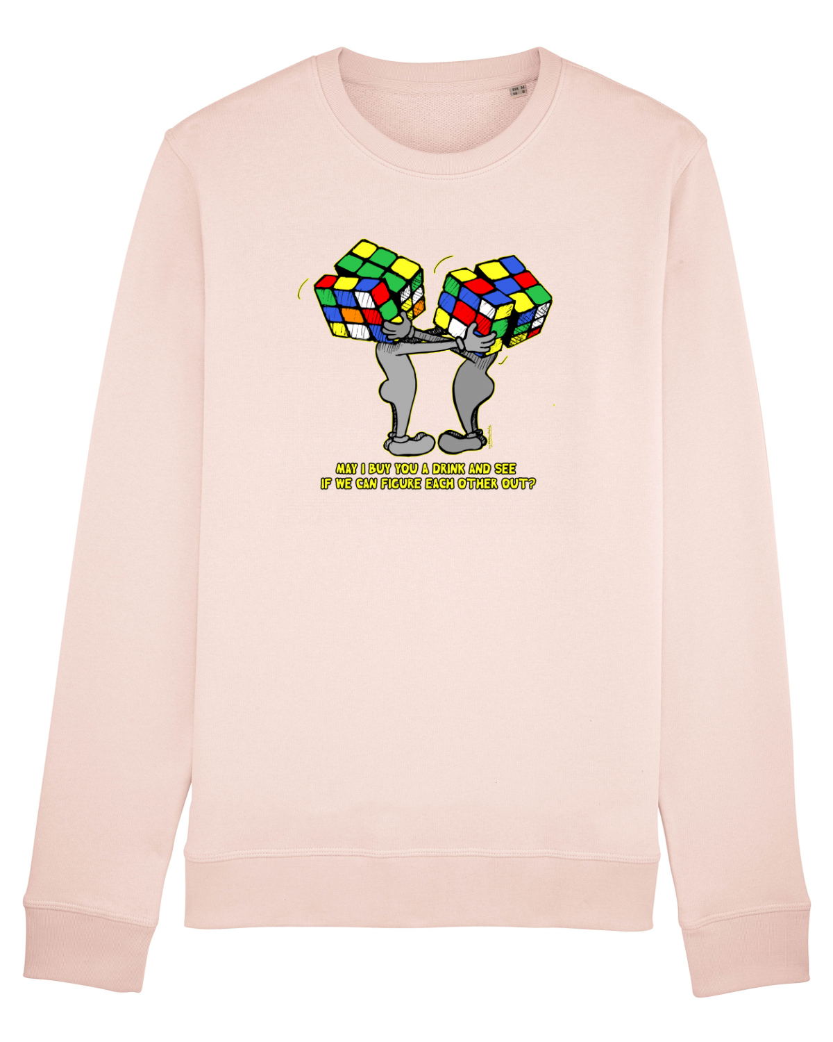 Bluză mânecă lungă Unisex Rise Candy Pink