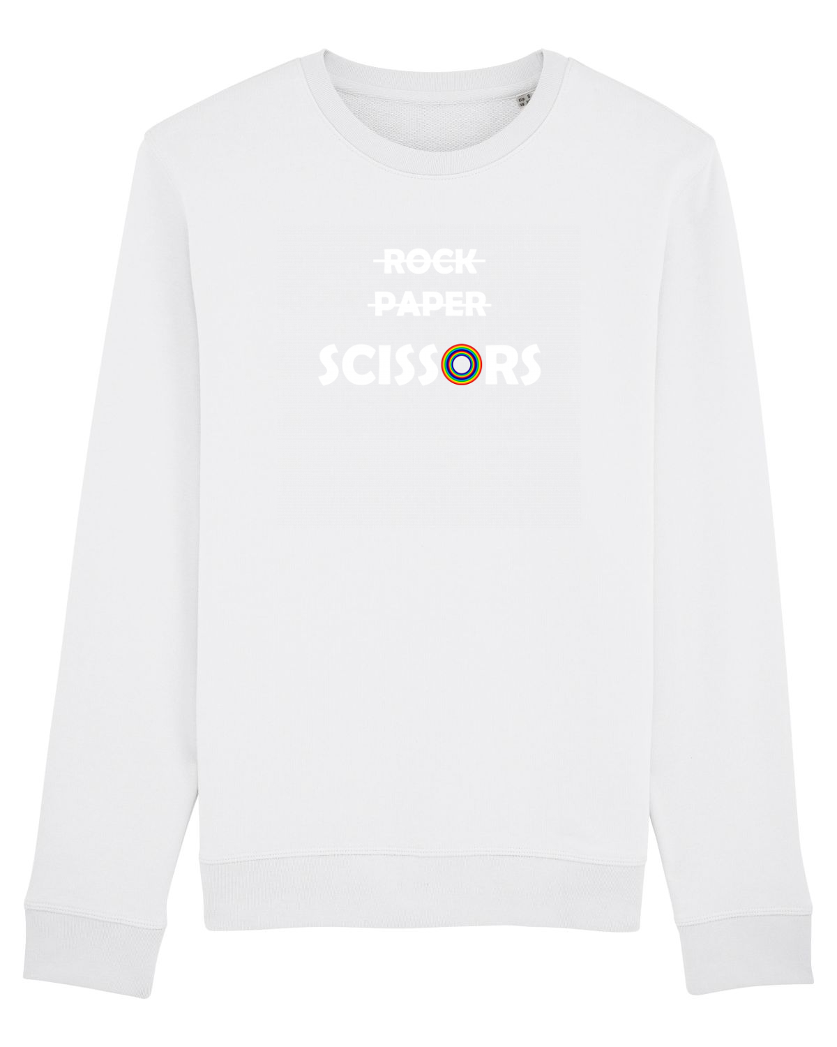 Bluză mânecă lungă Unisex Rise White