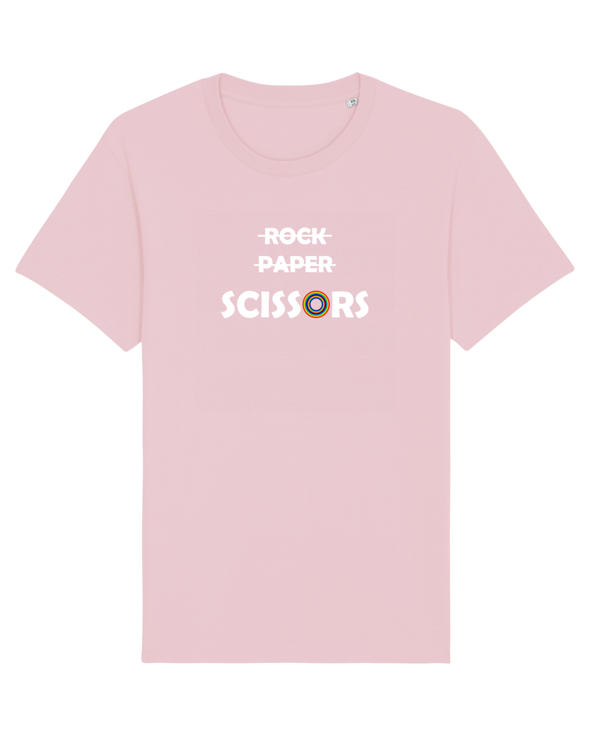 Tricou mânecă scurtă Unisex Rocker Cotton Pink