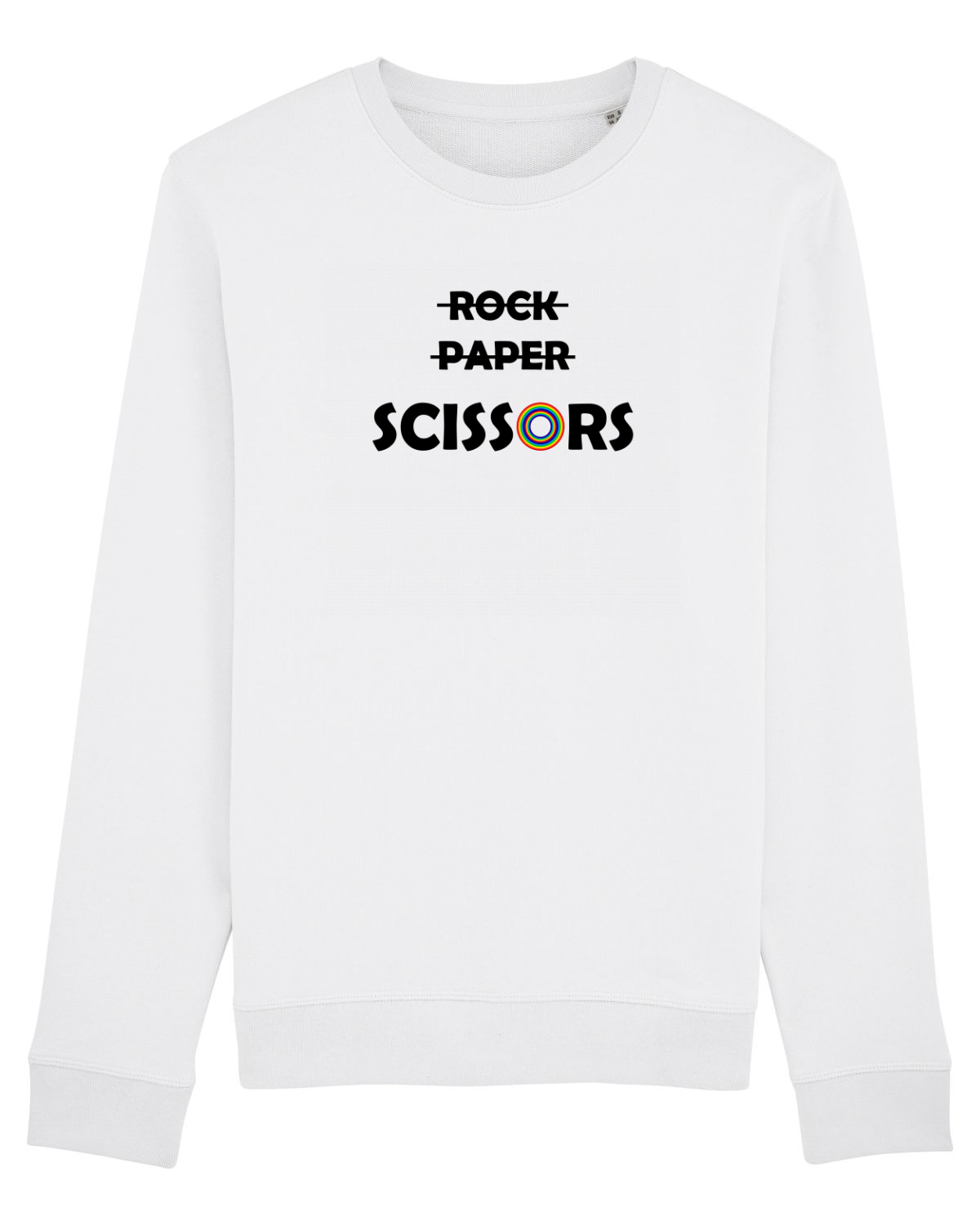 Bluză mânecă lungă Unisex Rise White