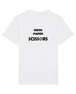 ROCK PAPER SCISSOR (ING) :D 2 Tricou mânecă scurtă Unisex Rocker