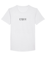 ENJOY Tricou mânecă scurtă guler larg Bărbat Skater