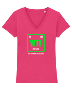WTF The element of surprise Tricou mânecă scurtă guler V Damă Evoker