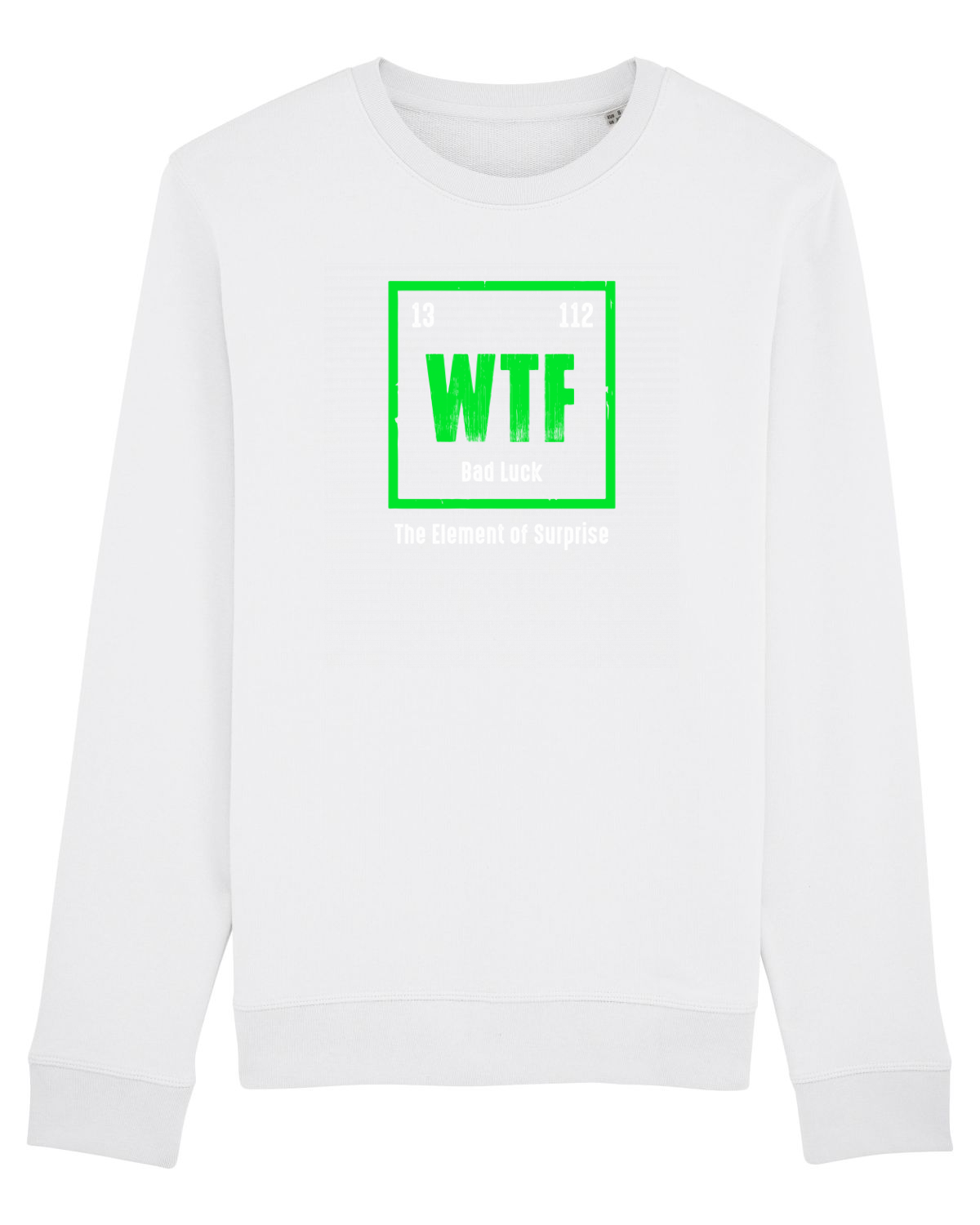 Bluză mânecă lungă Unisex Rise White