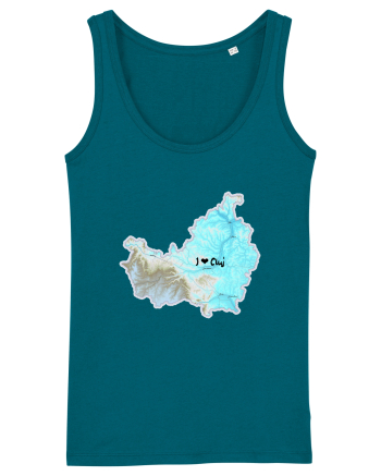 Cluj County Map Ocean Depth
