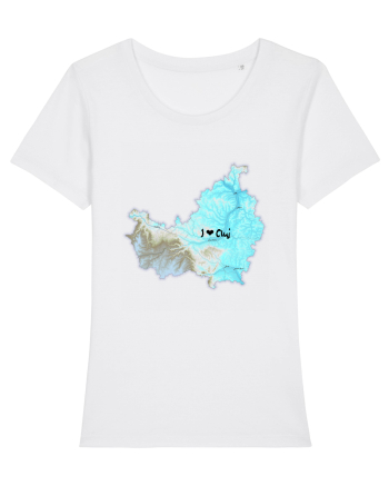 Cluj County Map White