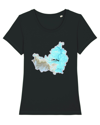 Cluj County Map Black