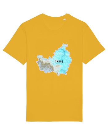 Cluj County Map Spectra Yellow