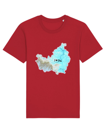 Cluj County Map Red