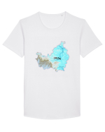 Cluj County Map Tricou mânecă scurtă guler larg Bărbat Skater