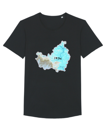 Cluj County Map Black