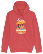 Enjoy the Summer Vibes Hanorac cu fermoar Unisex Connector
