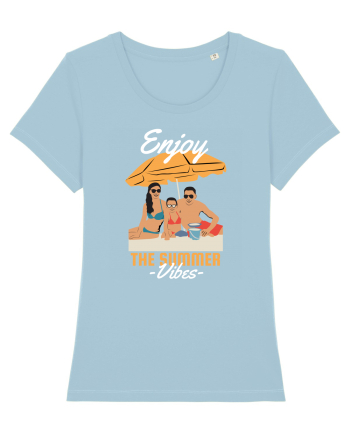Enjoy the Summer Vibes Sky Blue