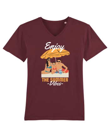 Enjoy the Summer Vibes Burgundy