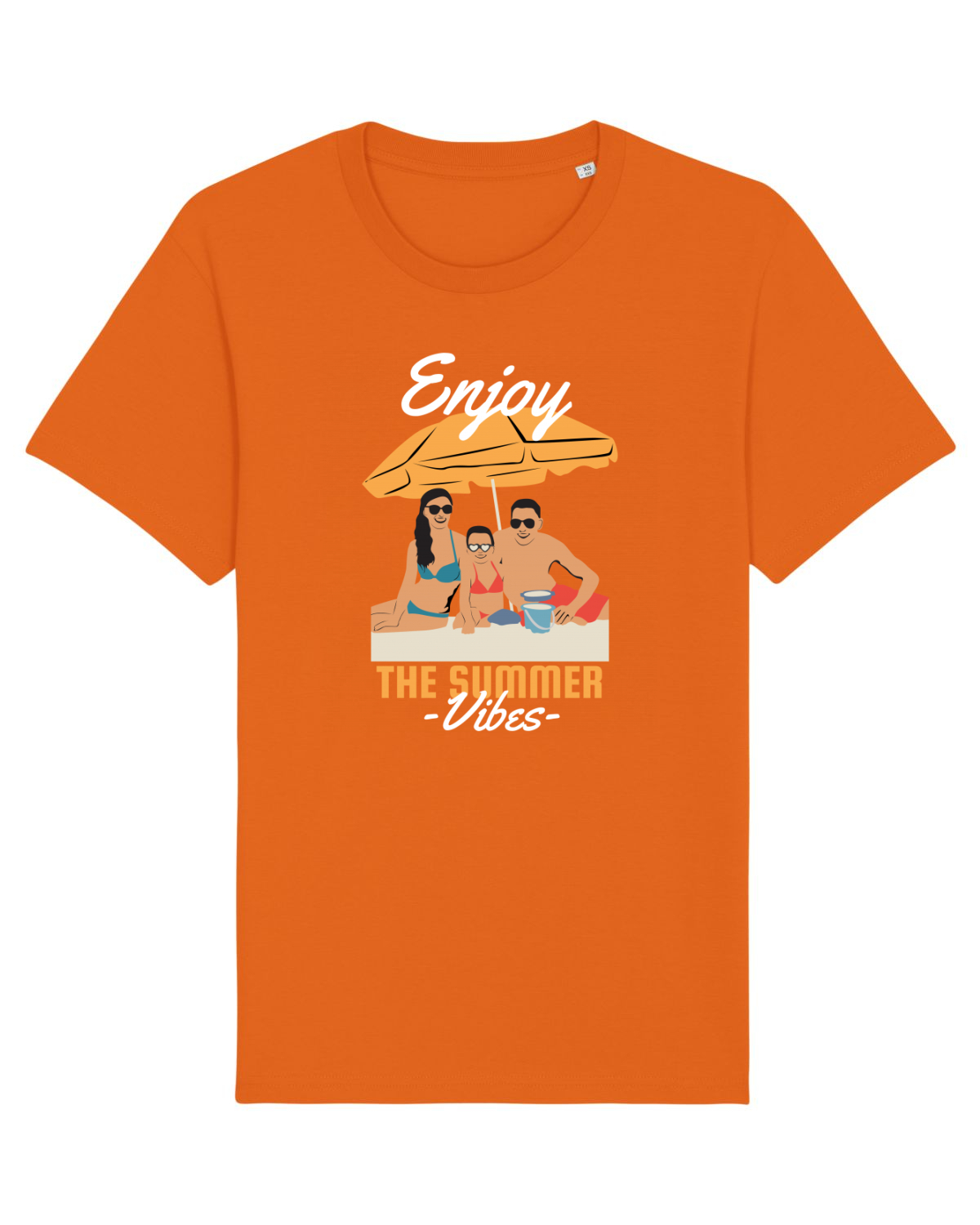 Tricou mânecă scurtă Unisex Rocker Bright Orange