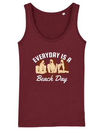 Everyday is a Beach Day Burgundy