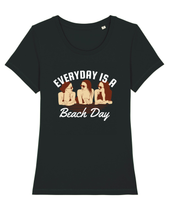 Everyday is a Beach Day Black