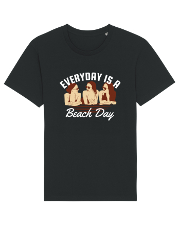 Everyday is a Beach Day Black