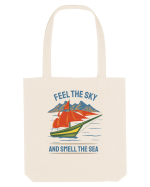 Feel the Sky and Smell the Sea Sacoșă textilă