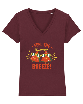 Feel the Summer Breeze Burgundy