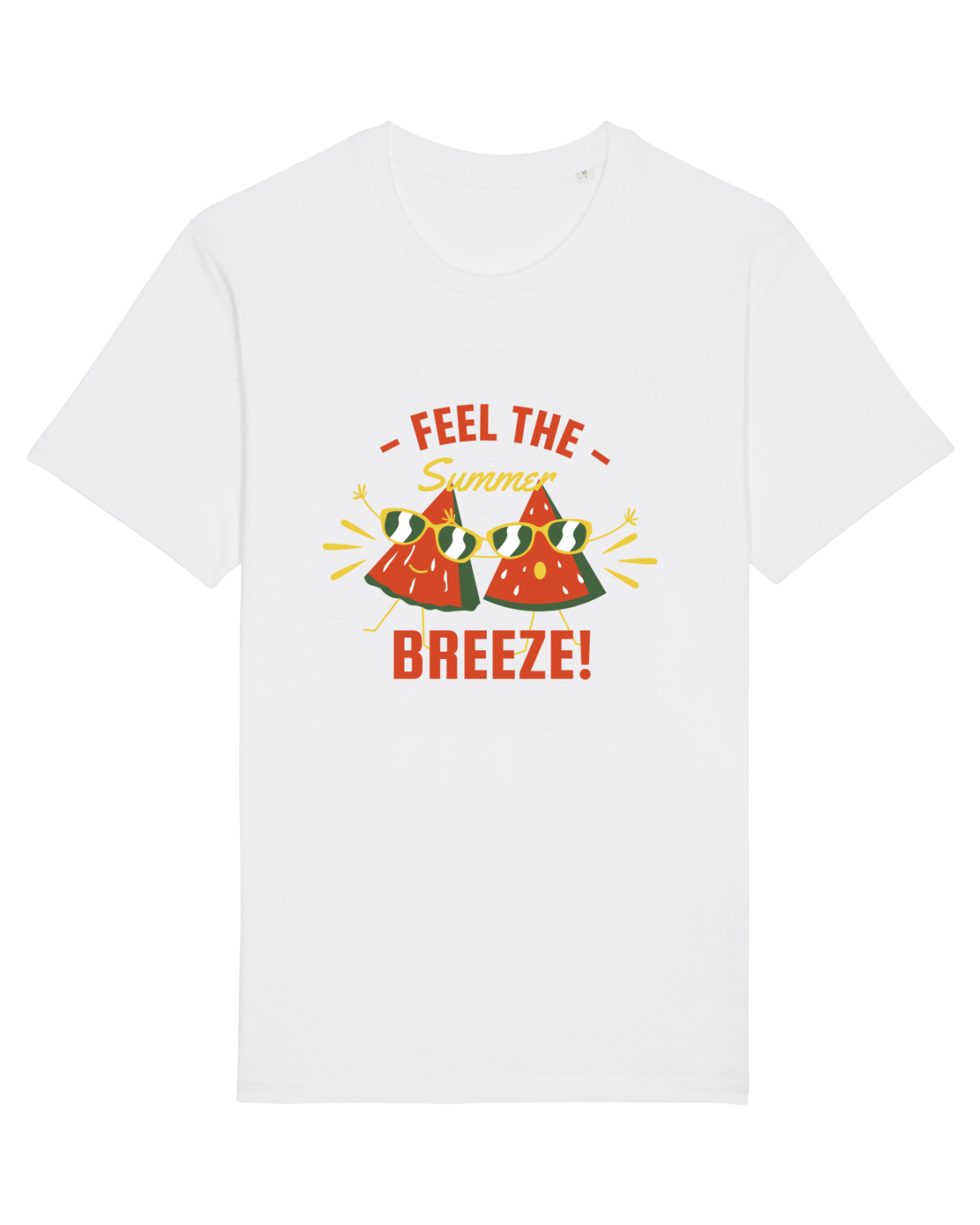 Tricou mânecă scurtă Unisex Rocker White