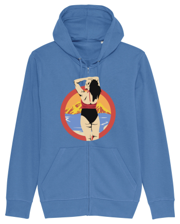 Girl Summertime Bright Blue
