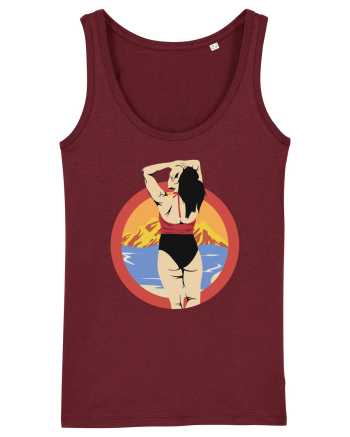 Girl Summertime Burgundy