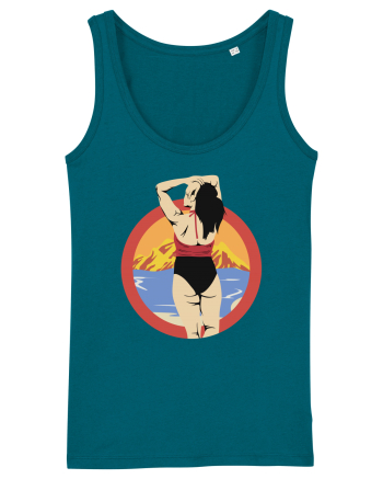 Girl Summertime Ocean Depth