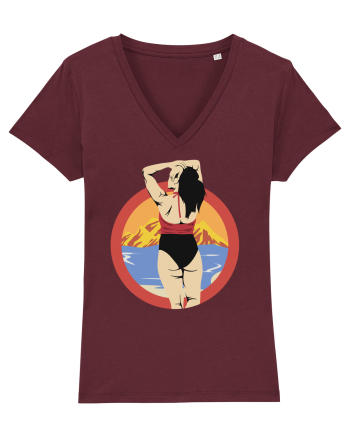 Girl Summertime Burgundy