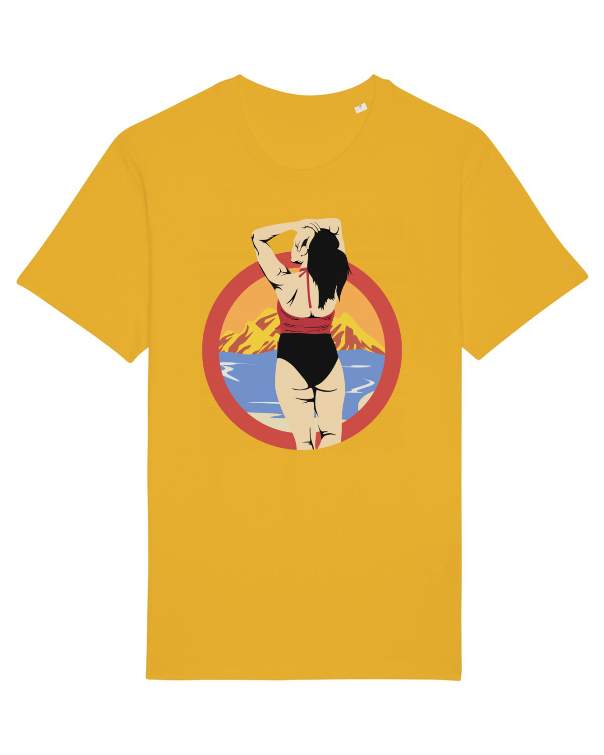 Tricou mânecă scurtă Unisex Rocker Spectra Yellow