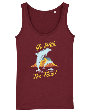 Go With the Flow Burgundy