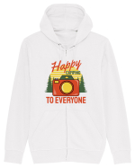 Happy Camping to Everyone Hanorac cu fermoar Unisex Connector