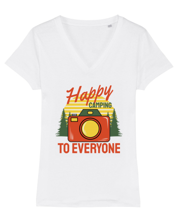 Happy Camping to Everyone White