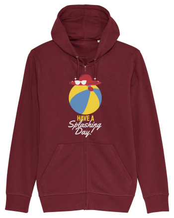 Have a Splashing Day! Burgundy