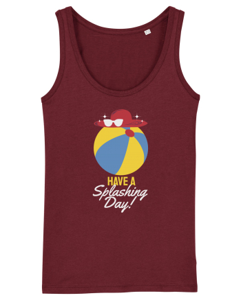 Have a Splashing Day! Burgundy