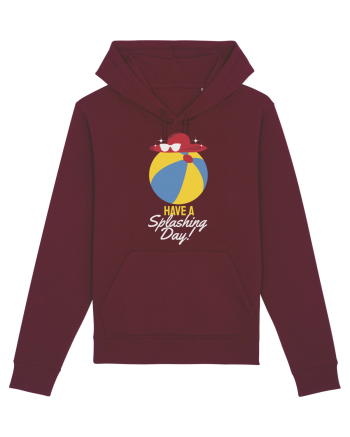 Have a Splashing Day! Burgundy
