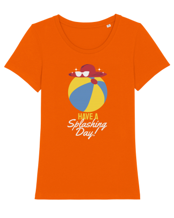 Have a Splashing Day! Bright Orange