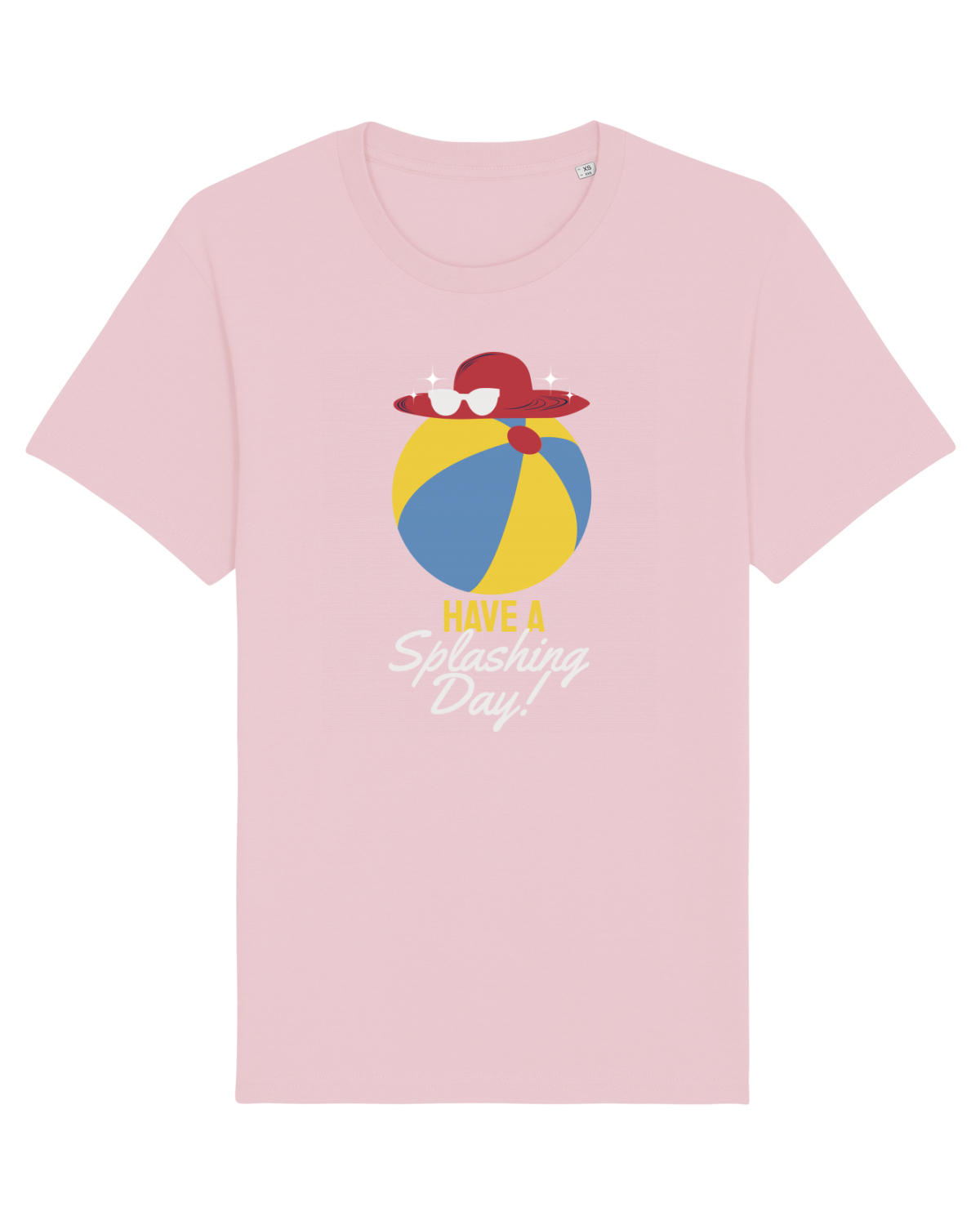 Tricou mânecă scurtă Unisex Rocker Cotton Pink