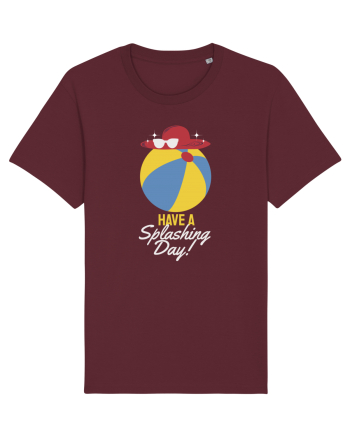 Have a Splashing Day! Burgundy