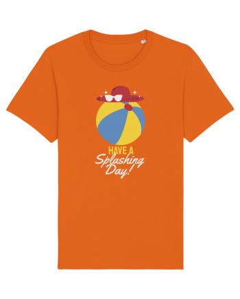 Have a Splashing Day! Bright Orange