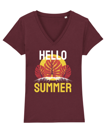 Hello Summer Burgundy