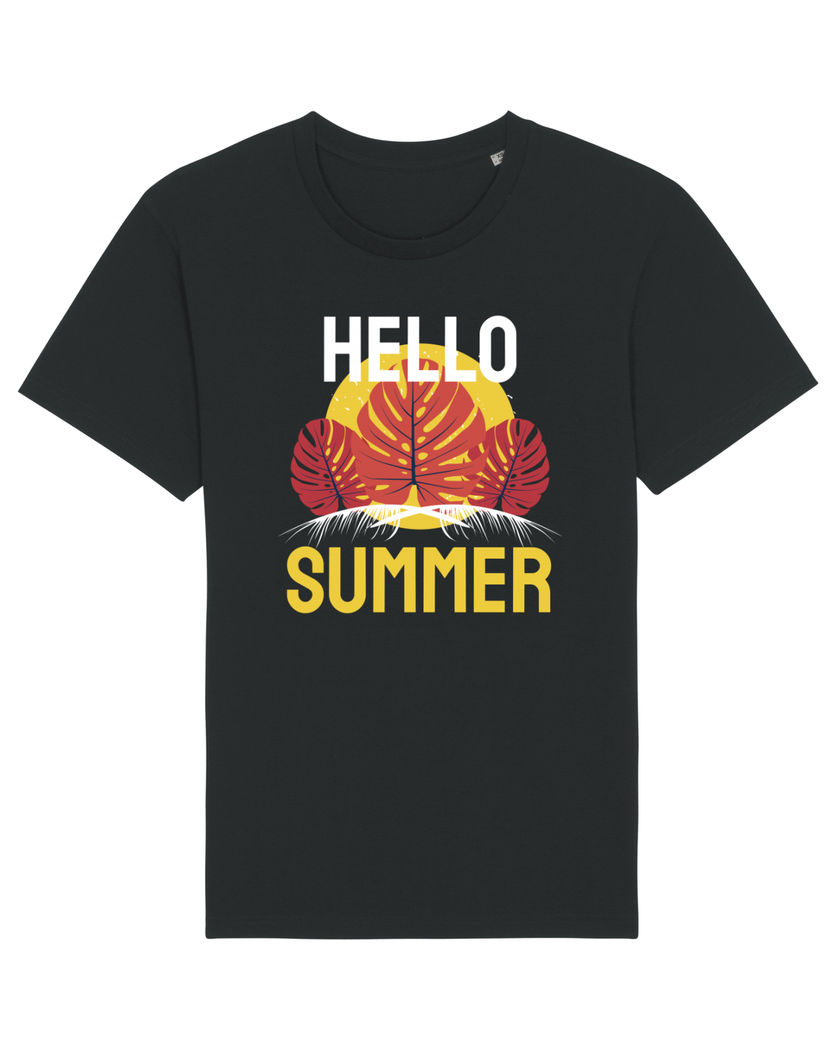 Tricou mânecă scurtă Unisex Rocker Black