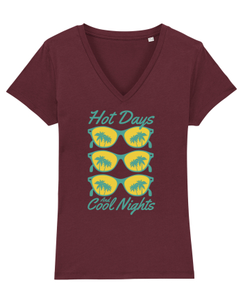 Hot Days and Cool Nights Burgundy
