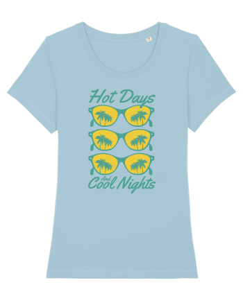 Hot Days and Cool Nights Sky Blue